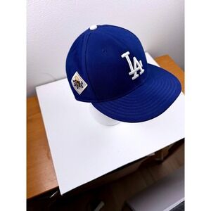 New Era 9FIFTY Los Angeles Dodgers 2017 World Series Snapback Hat Blue Mens OSFM
